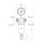 Фільтр самопромивний Icma 1/2" №750