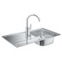 Мойка кухонная Grohe K200 31562SD0 + смеситель BauEdge 31367000