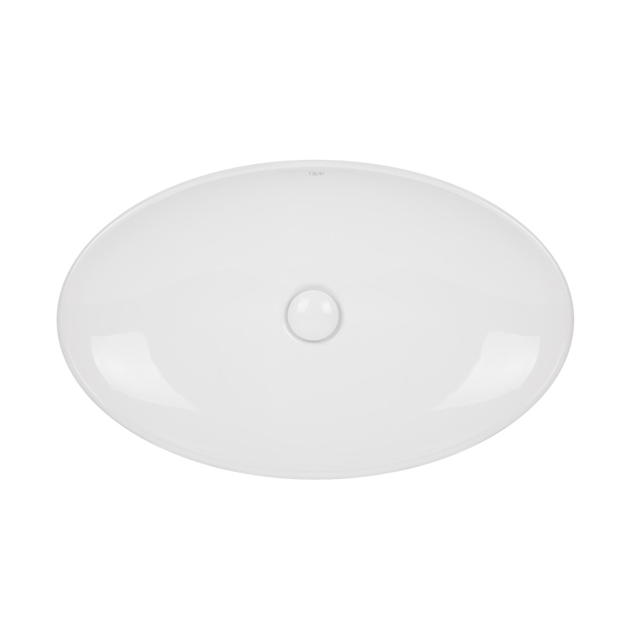 Раковина-чаша Qtap Dove 680х420х120 White з донним клапаном QT0611K160W