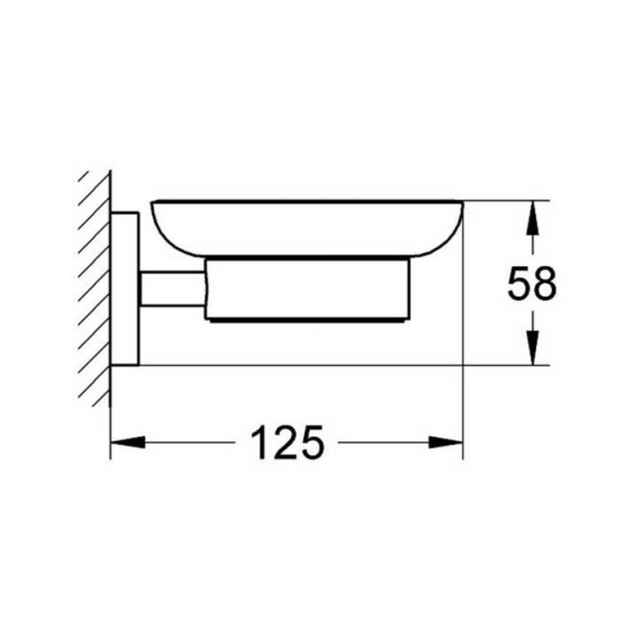 Мильниця Grohe Essentials 40444001