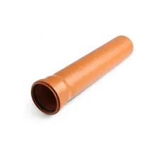 Труба ПВХ каналізаційна 110х2,7, 3 м (зовнішня)