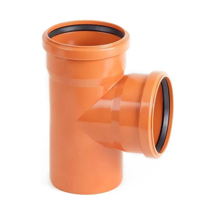 Тройник ПВХ канализационный 160, 90 °