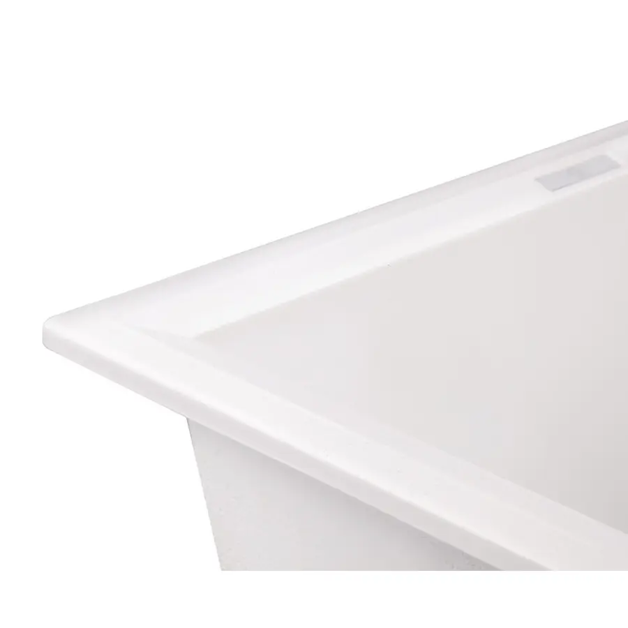 Кухонная гранитная мойка GF 790x495 / 230 WHI-01 (GFWHI01790495230)