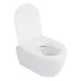 Унітаз підвісний Qtap Linnet безобідковий з сідінням Slim Soft-close QT0331106W
