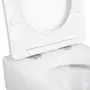 Унітаз підвісний Qtap Linnet безобідковий з сідінням Slim Soft-close QT0331106W