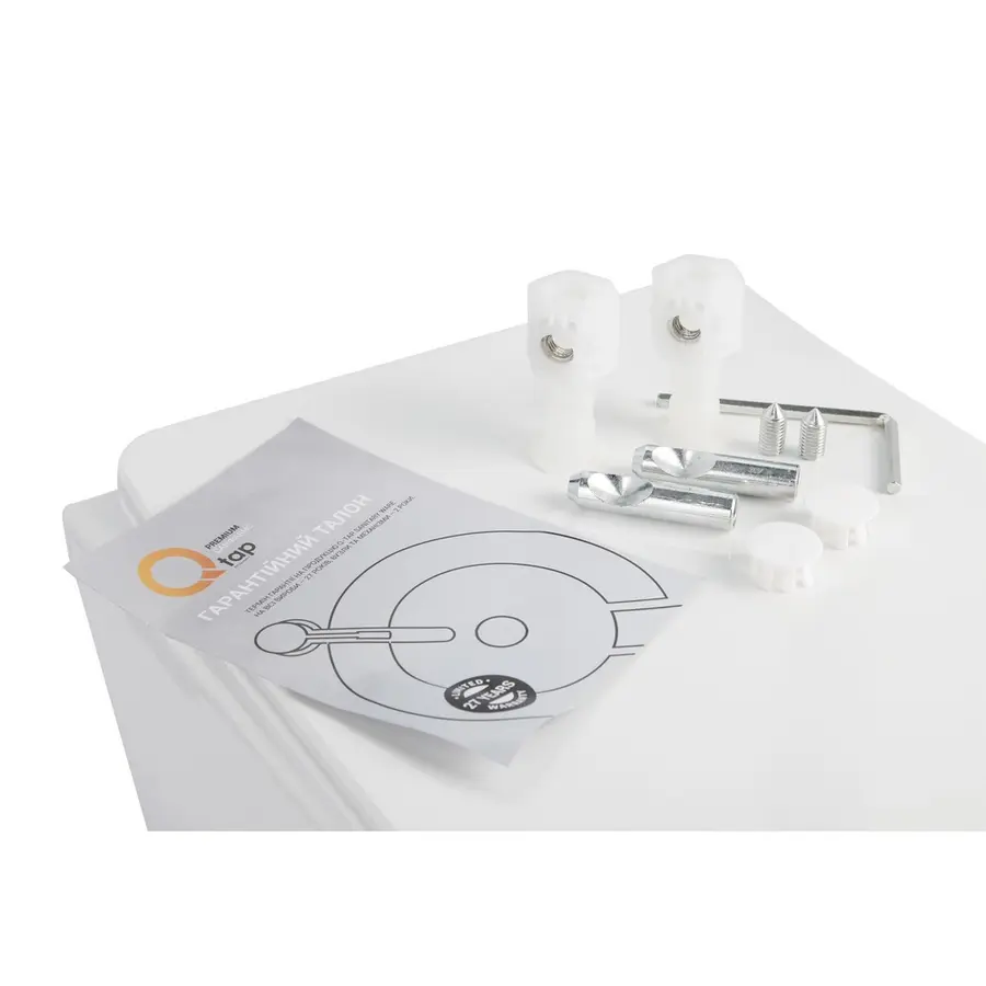 Унітаз підвісний Qtap Linnet безобідковий з сідінням Slim Soft-close QT0331106W