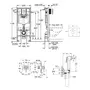 Комплект Grohe інсталяція Rapid SL 38827000 + набір для гігієнічного душу зі змішувачем BauClassic 2904800S