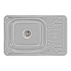 Кухонна мийка Lidz 6642 0,8 мм Micro Decor (LIDZ664208MICDEC)