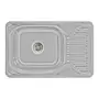 Кухонная мойка Lidz 6642 0,8 мм Micro Decor (LIDZ664208MICDEC)