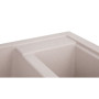 Кухонна гранітна мийка з додатковою чашею Lidz 615x500/200 COL-06 (LIDZCOL06615500200)