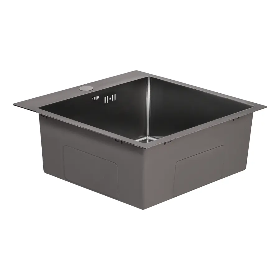 Кухонна мийка Qtap D5050BL 2.7/1.0 мм Black (QTD5050BLPVD10)