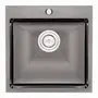 Кухонна мийка Qtap D5050BL 2.7/1.0 мм Black (QTD5050BLPVD10)