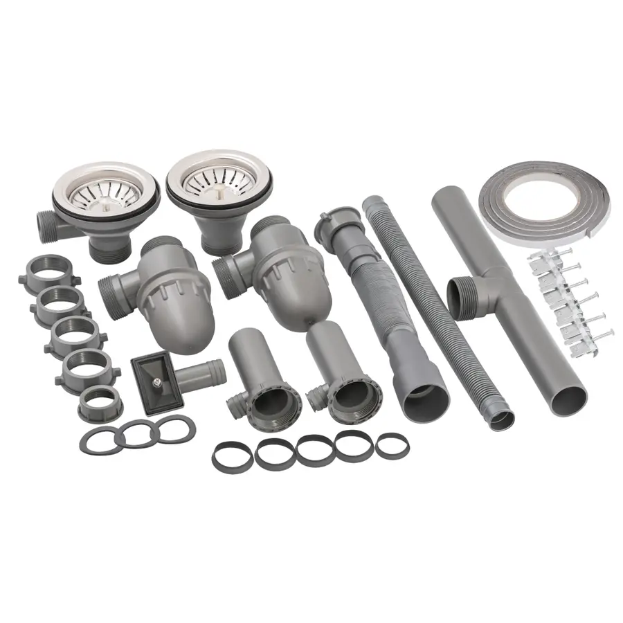 Кухонная мойка с двумя чашамиLidz 5080 0,8 мм Decor (LIDZ5080DEC08)