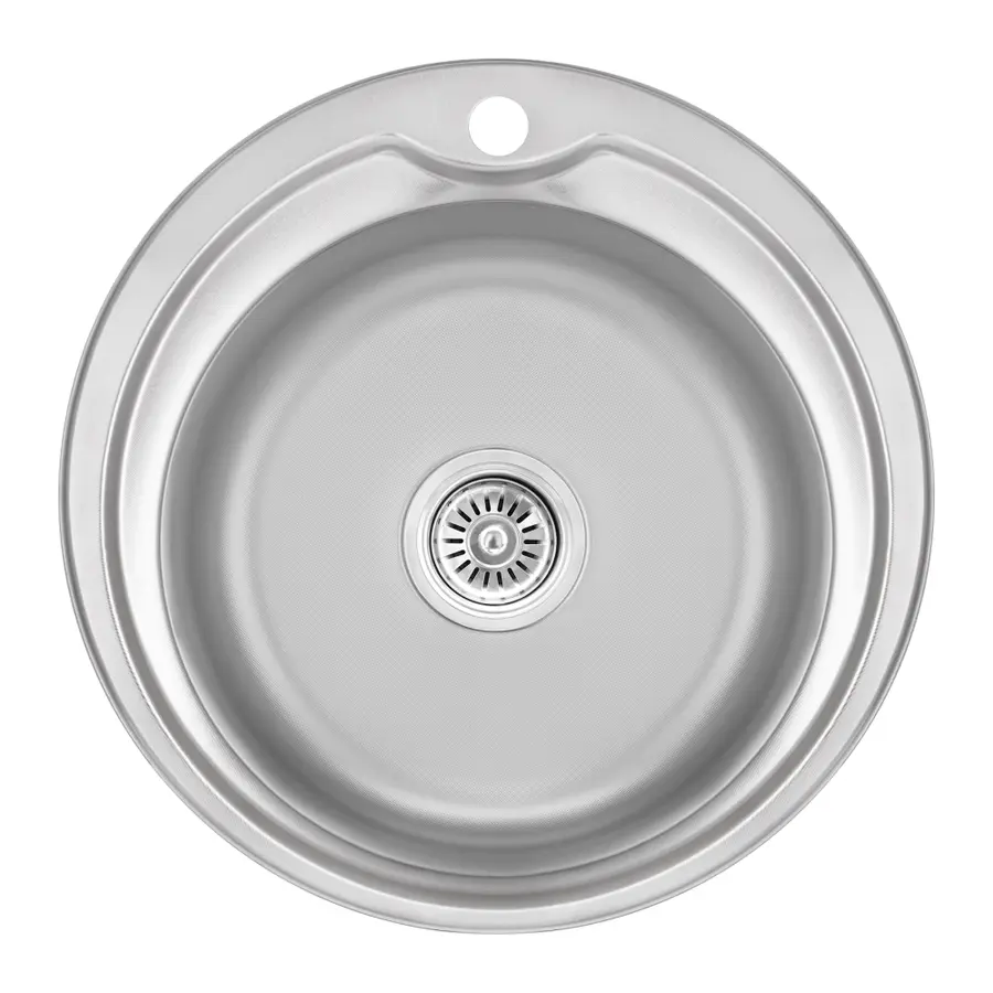 Кухонная мойка Lidz 510-D 0,8 мм Micro Decor (LIDZ510DEC)