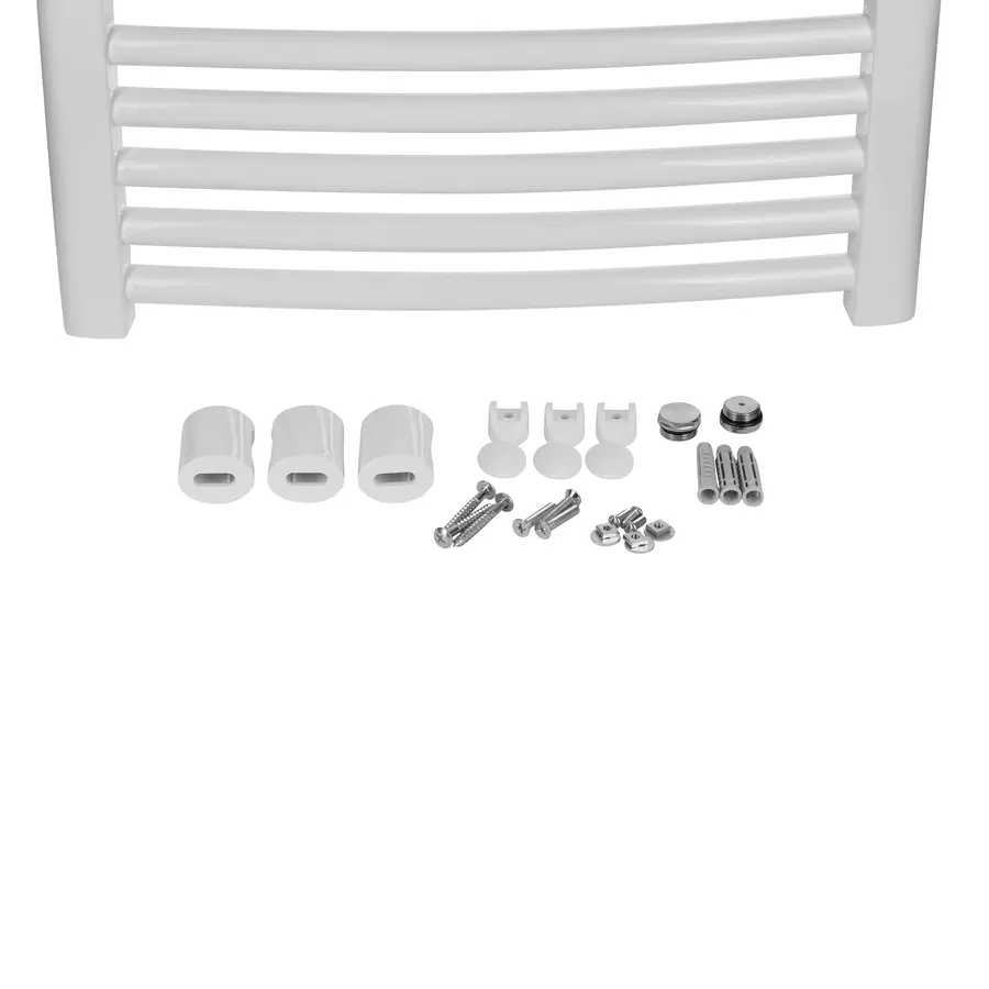 Сушилка Полотенцесушитель водяной Qtap Evia (WHI) P18 1000x500 HY