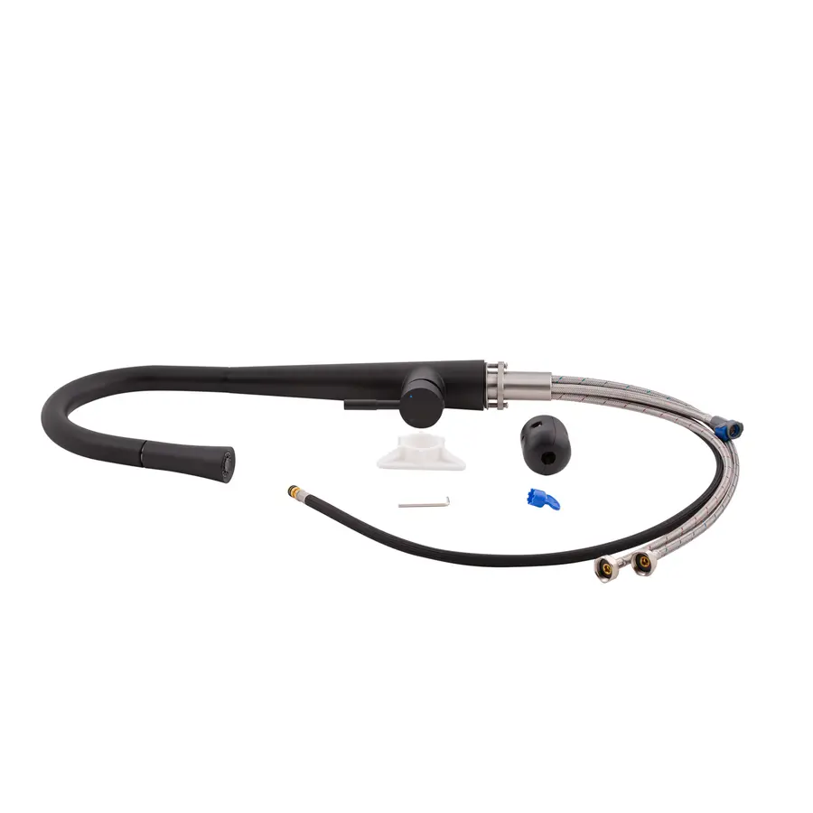 Змішувач для кухні Qtap Evicka 9135103UB з висувним виливом