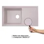 Кухонна гранітна мийка Lidz 780x435/200 MAR-07 (LIDZMAR07780435200)