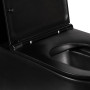 Унітаз-компакт чорний Qtap Scorpio безобідковий з сидінням Soft-close QT14222125ARMB