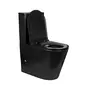 Унітаз-компакт чорний Qtap Scorpio безобідковий з сидінням Soft-close QT14222125ARMB