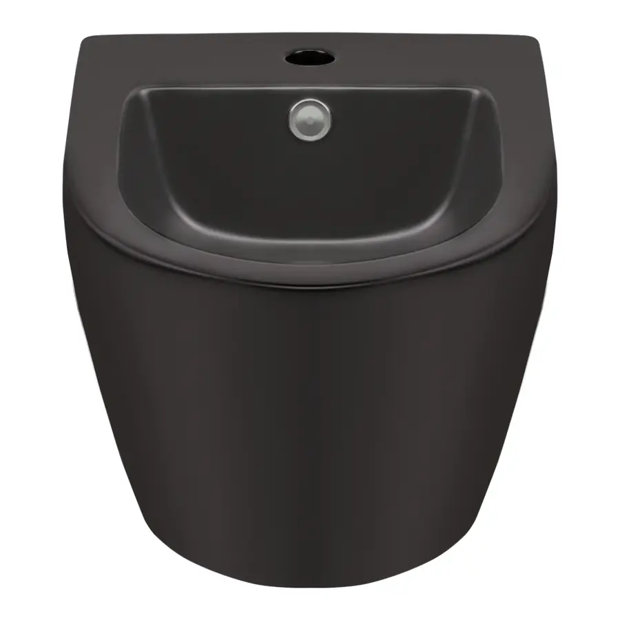 Біде підвісне Qtap Robin 495х370х325 Matt black QT1355046FMB