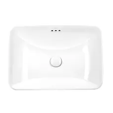 Раковина Qtap Jay 590х410х155 White з донним клапаном QT0711K425W