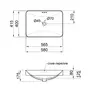 Раковина Qtap Jay 590х410х155 White з донним клапаном QT0711K425W