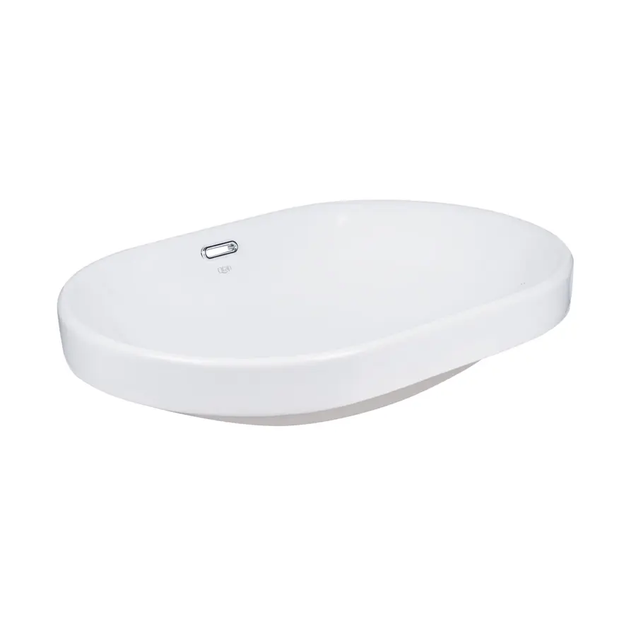 Раковина Qtap Leo 590x400x170 White з донним клапаном QT11114028W