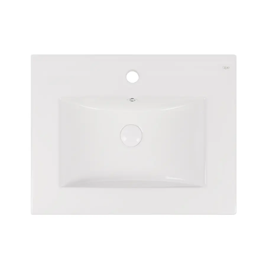 Раковина Qtap Albatross New 600x470x180 White с донным клапаном QT0111750660W