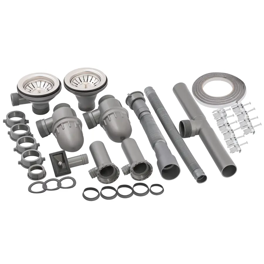 Кухонна мийка з двома чашами Lidz 7948 0,8 мм Micro Decor (LIDZ7948MDEC08)