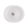 Кухонна гранітна мийка Qtap CS 6151 White (QT6151WHI650)