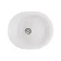 Кухонна гранітна мийка Qtap CS 6151 White (QT6151WHI650)