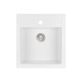 Кухонна гранітна мийка Qtap CS 5046 White (QT5046WHI650)