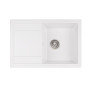 Кухонная гранитная мойка Qtap CS 7449 White (QT7449WHI650)