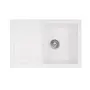 Кухонна гранітна мийка Qtap CS 7449 White (QT7449WHI650)