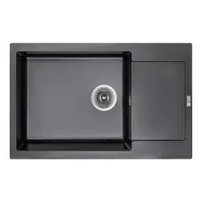 Кухонна гранітна мийка Lidz 781x510/200 BLM-14 (LIDZBLM14781510200)