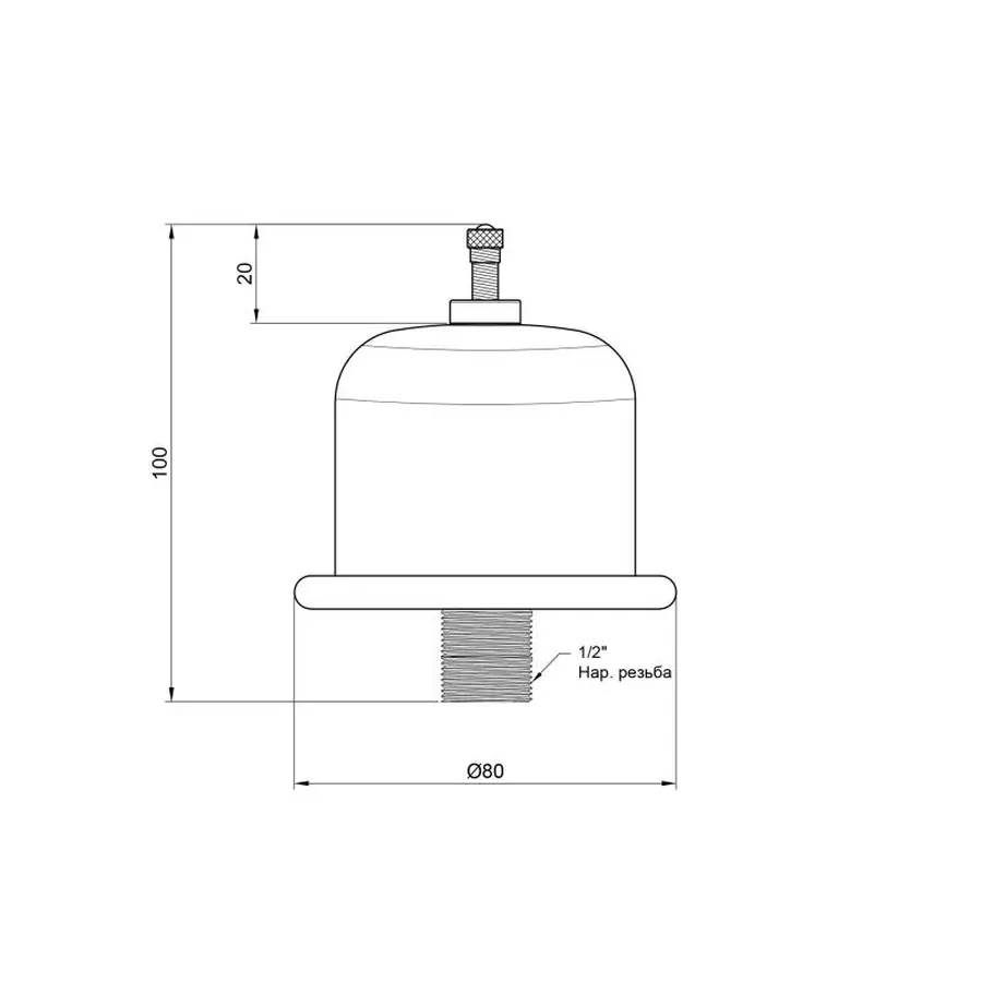 Пристрій проти гідроудару Icma 1/2" №S119