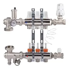 Колекторна група Icma 3/4" 3 виходи, з витратоміром №A3K013
