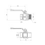 Кран кульовий Icma 1" 1/4 прямий №352