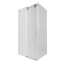 Душова кабіна Qtap Aries CRM1018RC8 100х80 см, скло Clear 8 мм, CalcLess, без піддона