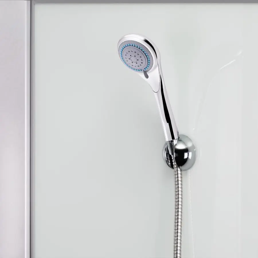 Гідромасажний бокс Lidz Tani SBM100x100.SAT.HIGH.FR, скло Frost 4 мм