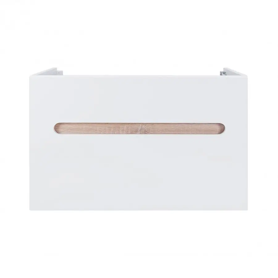 Тумба підвісна Qtap Virgo 800х580х437 White/Whitish oak QT1874TPА801W