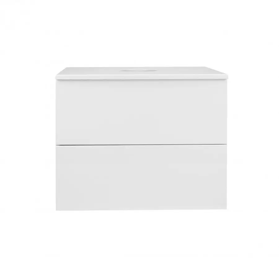 Тумба підвісна Qtap Tern 600х476х469 White зі стільницею QT1779TPL601W