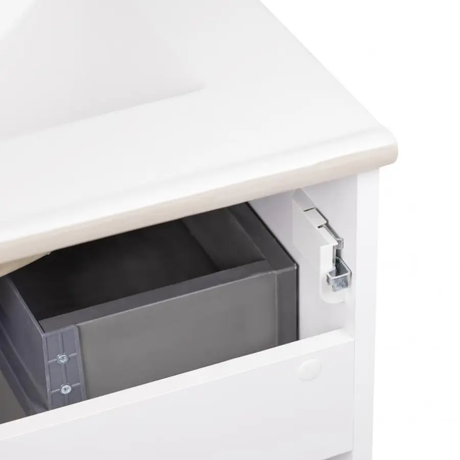 Комплект Qtap Scorpio 710х585х460 White тумба підвісна + раковина урізна QT1472TPВ7013070CW