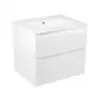 Комплект Qtap Scorpio 710х585х460 White тумба підвісна + раковина урізна QT1472TPВ7013070CW
