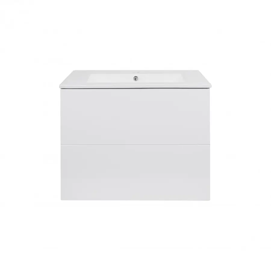 Комплект Qtap Tern 700х580х437 White тумба підвісна + раковина урізна QT1772TPL7013070CW