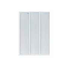 Штора на ванну Qtap Gemini WHI40114RP4 скло Pear 4 мм, 100x140 см