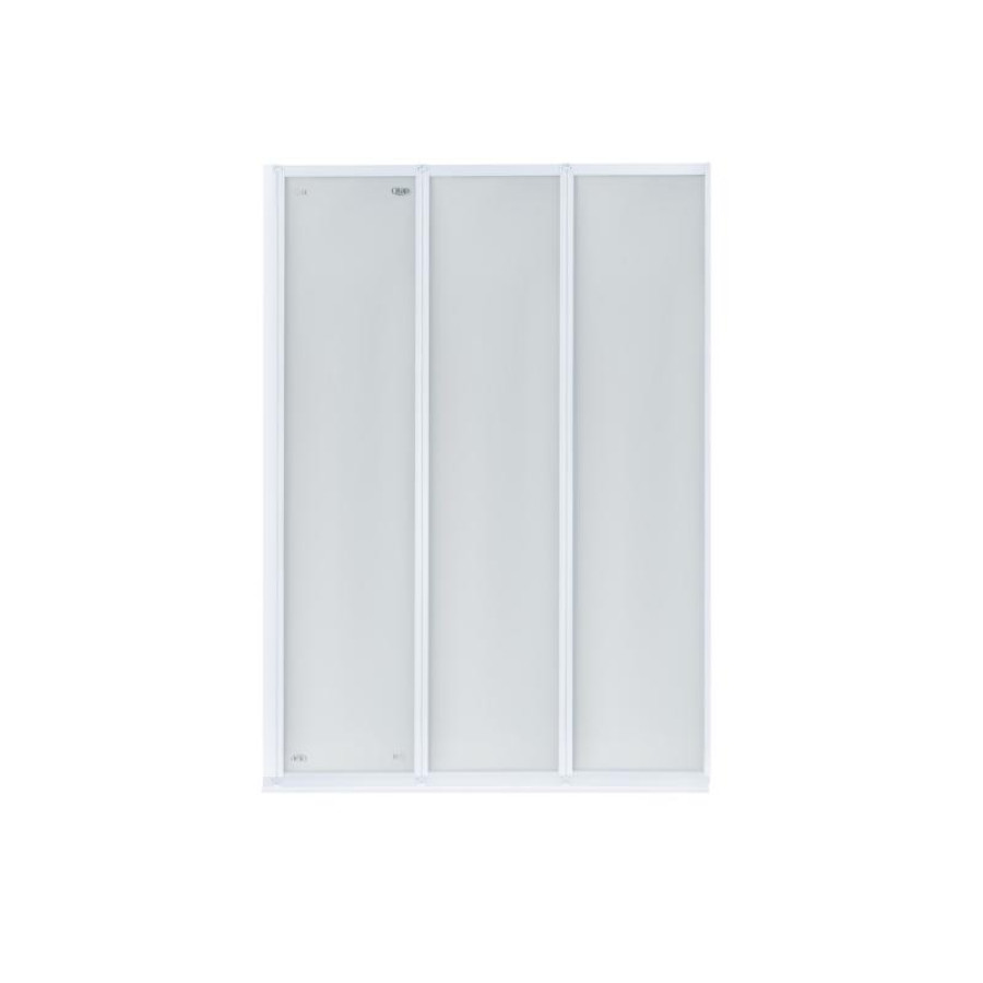 Штора на ванну Qtap Gemini WHI40114RP4 скло Pear 4 мм, 100x140 см