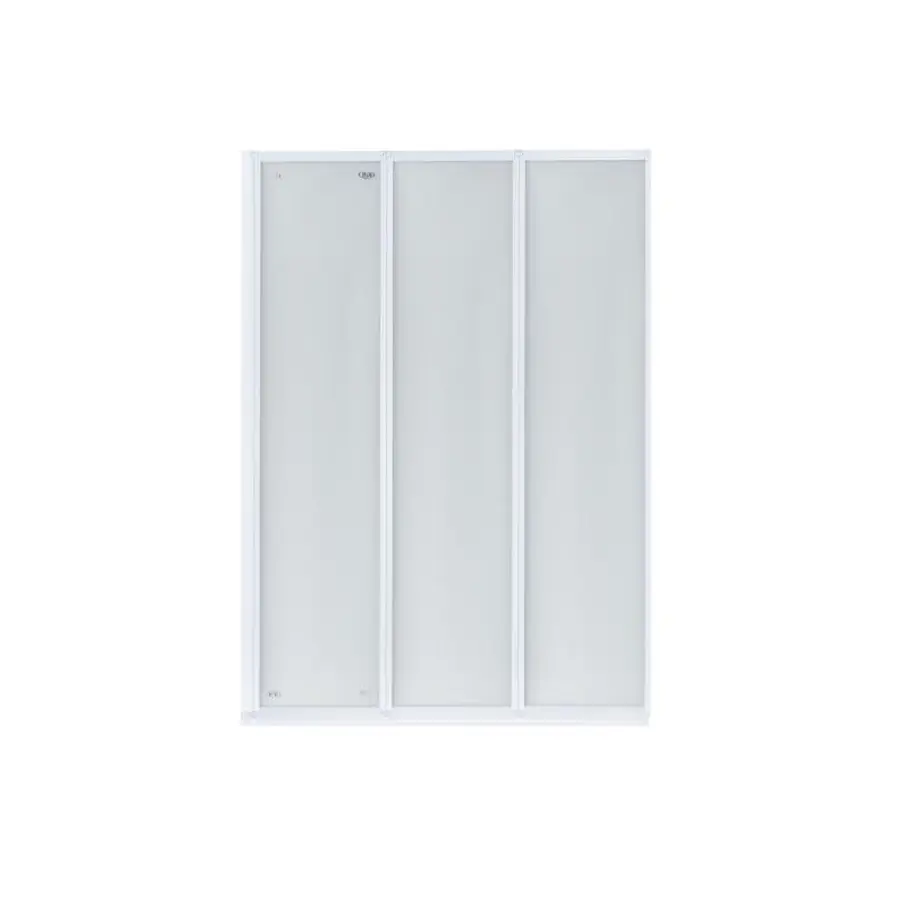 Штора на ванну Qtap Gemini WHI40114RP4 скло Pear 4 мм, 100x140 см