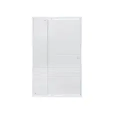 Душові двері в нішу Qtap Pisces WHI2011-12.CP5 110-120x185 см, скло Pattern 5 мм