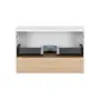 Тумба підвісна Qtap Robin 800х480х470 White/Whitish oak зі стільницею QT1379TPН8001WWO